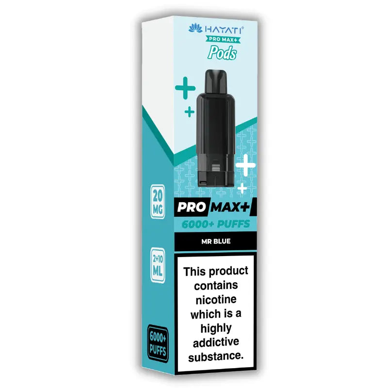 Hayati Pro Max Plus 6K Prefilled Pods - Mr Blue - Mr Blue Flavor Pods