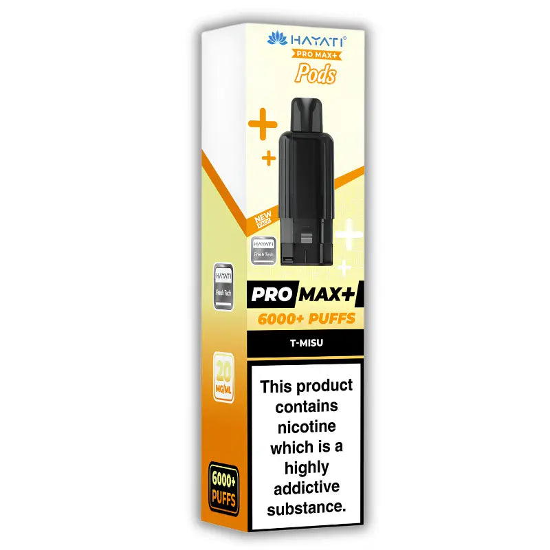 Hayati Pro Max Plus 6K Prefilled Pods - T-Misu - T-Misu Flavor Pods