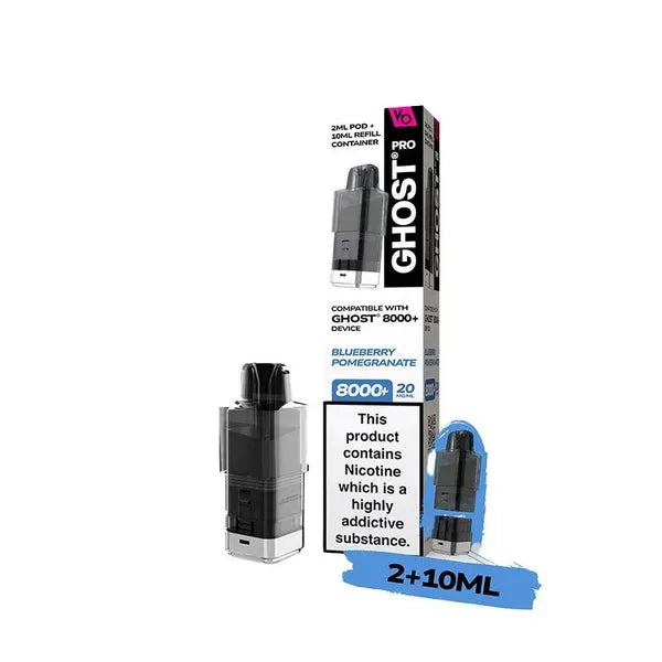 Ghost Pro 8000+ Prefilled Pods