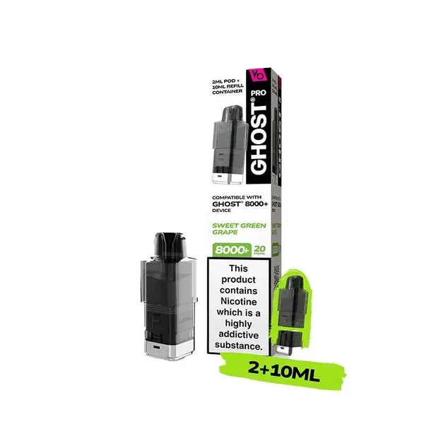 Ghost Pro 8000+ Prefilled Pods