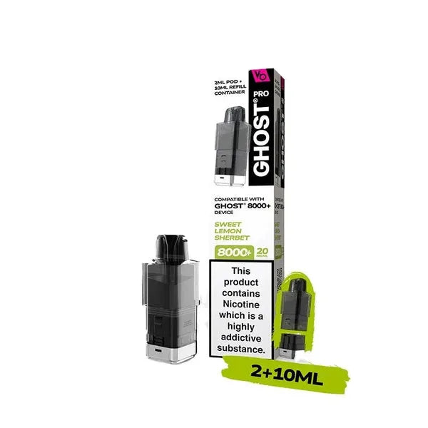 Ghost Pro 8000+ Prefilled Pods