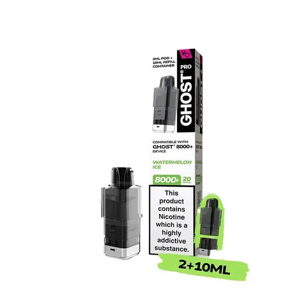 Ghost Pro 8000+ Prefilled Pods