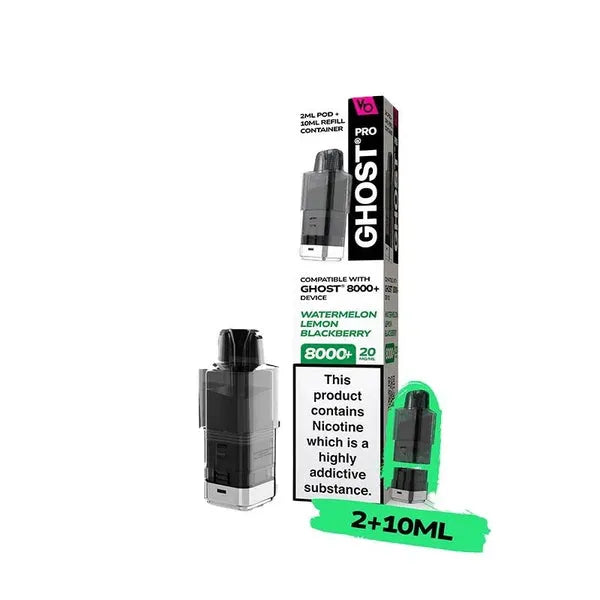 Ghost Pro 8000+ Prefilled Pods